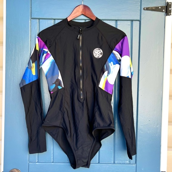 AXESEA Womens Long Sleeve Rash Guard UV UPF 50+ Sun Surfing One Piece Wo… - Picture 1 of 7